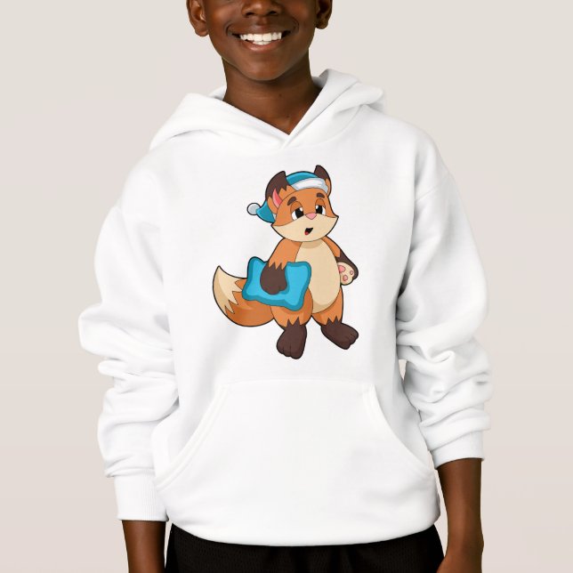 Fox mit Nightcap Hoodie (Vorderseite)