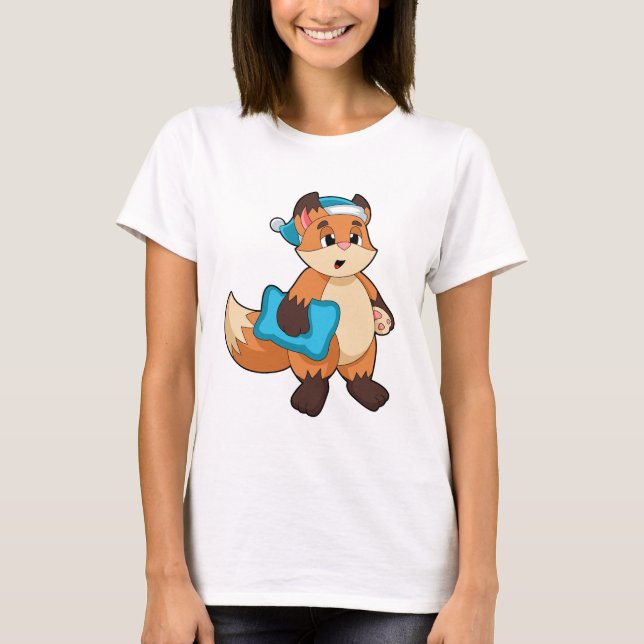 Fox mit Nightcap T-Shirt (Vorderseite)