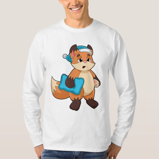 Fox mit Nightcap T-Shirt (Vorderseite)