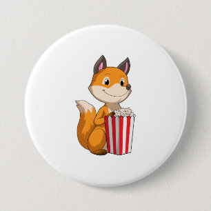 Fox mit Popcorn Button