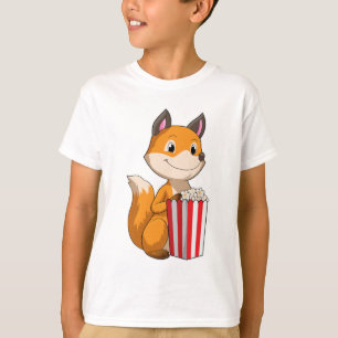 Fox mit Popcorn T-Shirt
