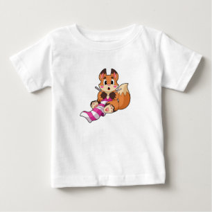 Fox mit Scarf Baby T-shirt