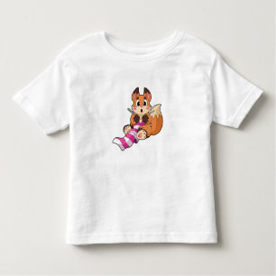Fox mit Scarf Kleinkind T-shirt