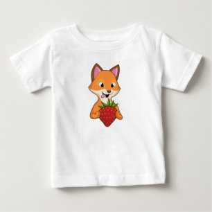 Fox mit Strawberry Baby T-shirt