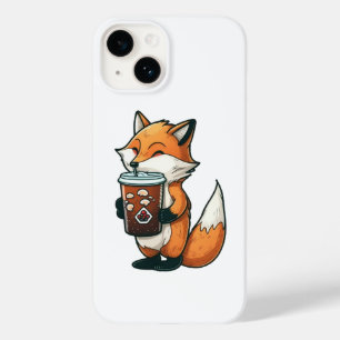 Fox mit Tasse Case-Mate iPhone 14 Hülle
