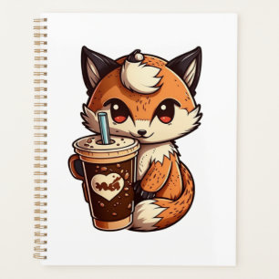 Fox mit Tasse Planer