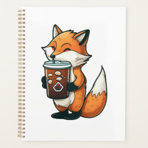Fox mit Tasse Planer