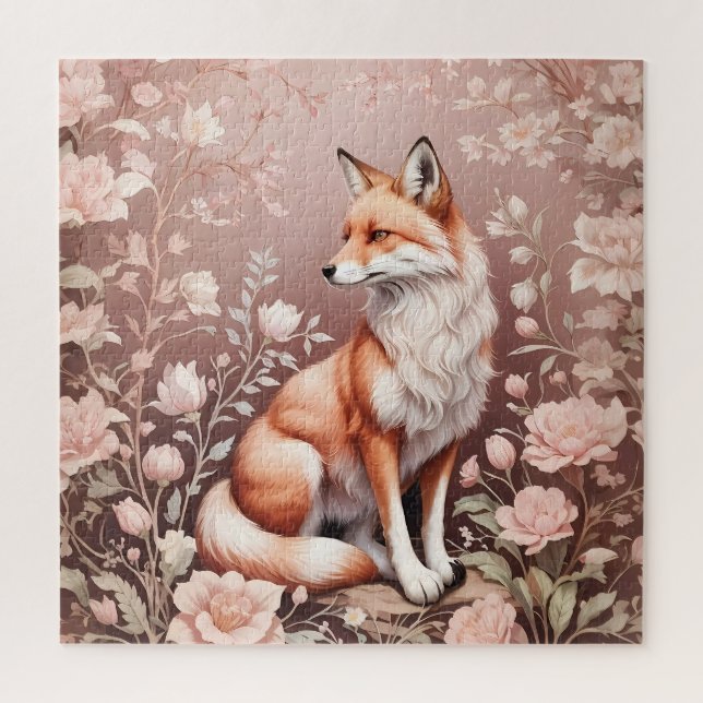 Fox mit traumhaft rosa Blüte (Vertikal)