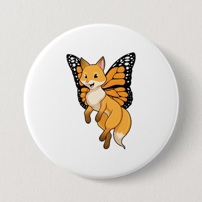 Fox mit Wing Button (Vorderseite)