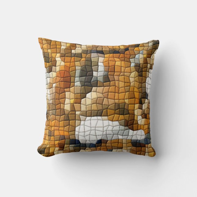 FOX MOSAIC KISSEN (Vorderseite)