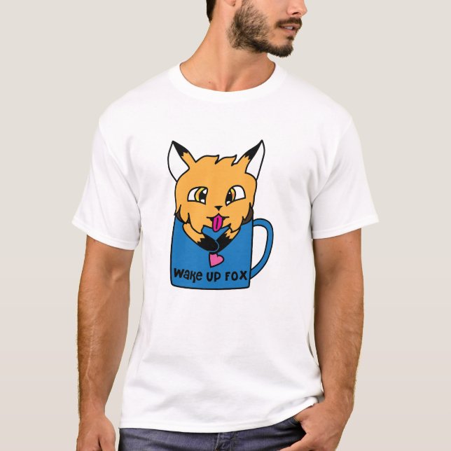 Fox N Mug T-Shirt (Vorderseite)