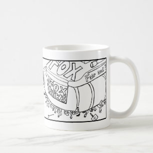 Fox-Nachrichten-Luftkissenfahrzeug-Tasse Kaffeetasse