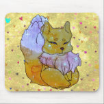 Fox named Dice Mousepad<br><div class="desc">The Lucky Charms they are a group of very lucky and cute Friends of Animals with beautiful and colorful patterns spreading luck as they go along the road of happy life journey. Hi I'm a Fox from the universe of luck and my name is Dice just like the lucky Dice...</div>