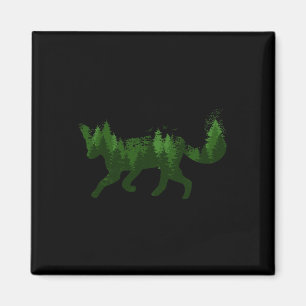 Fox Naturewald Camping Wanderung Jäger Outdoor Gi Magnet