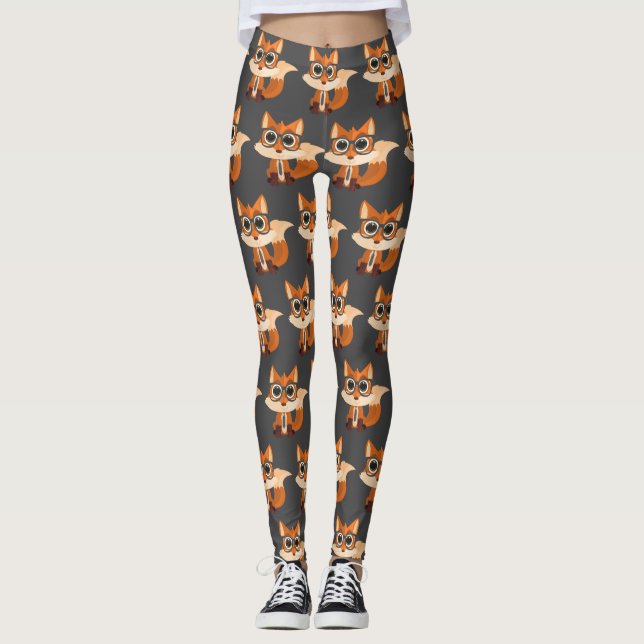 Fox-Nerd Leggings (Vorderseite)