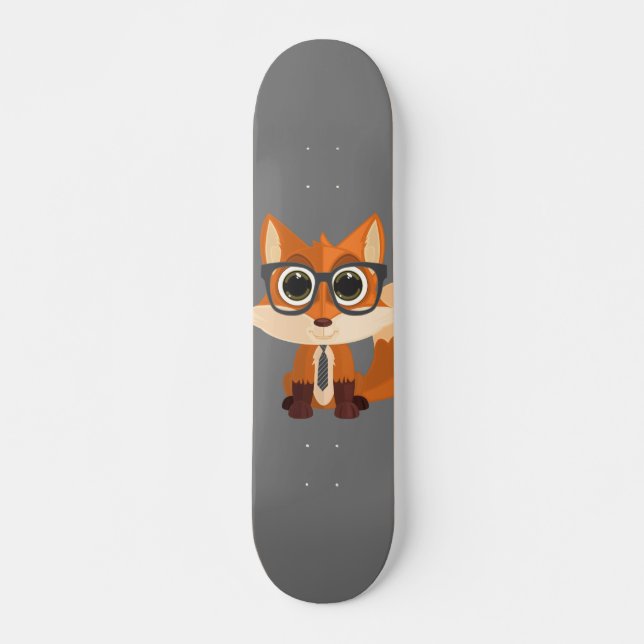 Fox-Nerd Skateboard (Vorne)