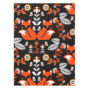 Fox Nordic Scandinavian Folk Art nappe