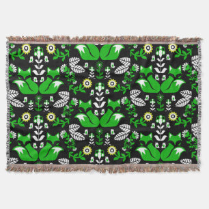 Fox Nordic Skandinavier Folk Art Tableclout Decke