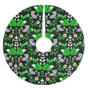 Fox Nordic Skandinavier Folk Art Tableclout Polyester Weihnachtsbaumdecke