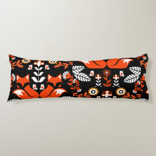 Fox Nordic Skandinavier Folk Art Tableclout Seitenschläferkissen
