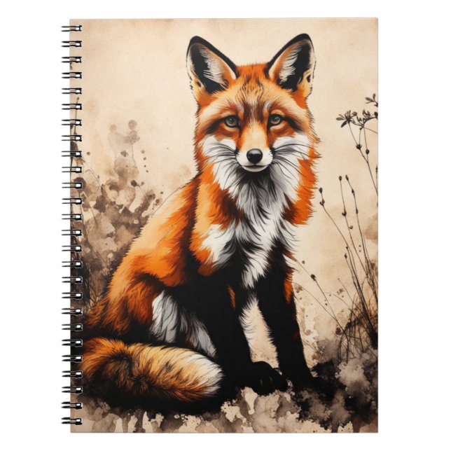 Fox Notebook Journal Notizblock (Vorderseite)
