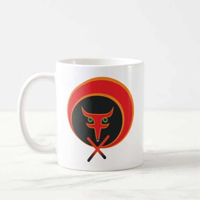 Fox of life - Red. Kaffeetasse (Links)