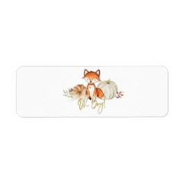 Fox Oh Boy Pumpkin Cigar Label