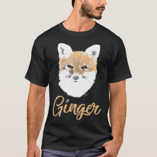 Fox Outfit Fox Red Hair Ginger-Nachricht T-Shirt