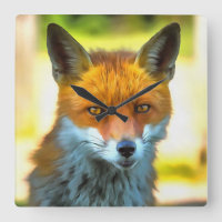 Fox Portrait Realistische Wildnis Kunst, Dichtung 