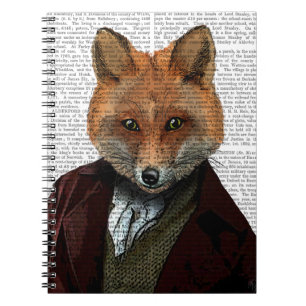 Fox-Porträt 2 Notizblock