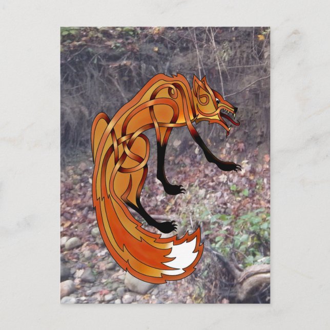 Fox Postkarte (Vorderseite)