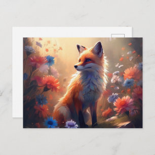Fox Postkarte