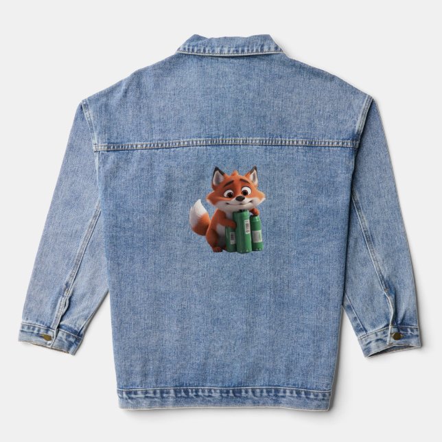 Fox-Power Jeansjacke (Rückseite)