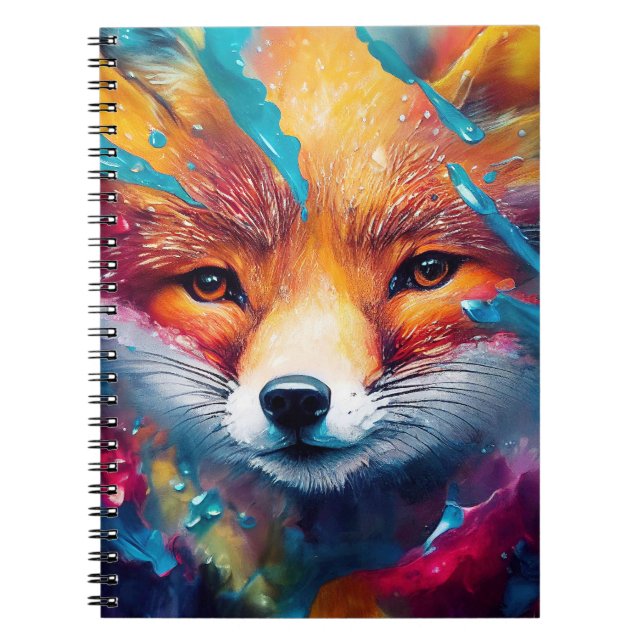 Fox Red fox Animal Discovery Adventure Nature Notizblock (Vorderseite)