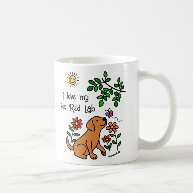 Fox Red Labrador et Green Mug (Droite)