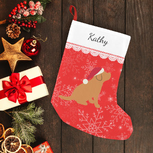 Fox Red Labrador Puppy Kleiner Weihnachtsstrumpf