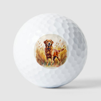 Fox Red Labrador Retriever Dog Golfball