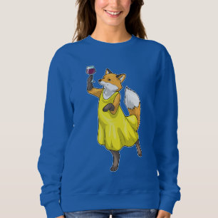 Fox Red wine Sweatshirt