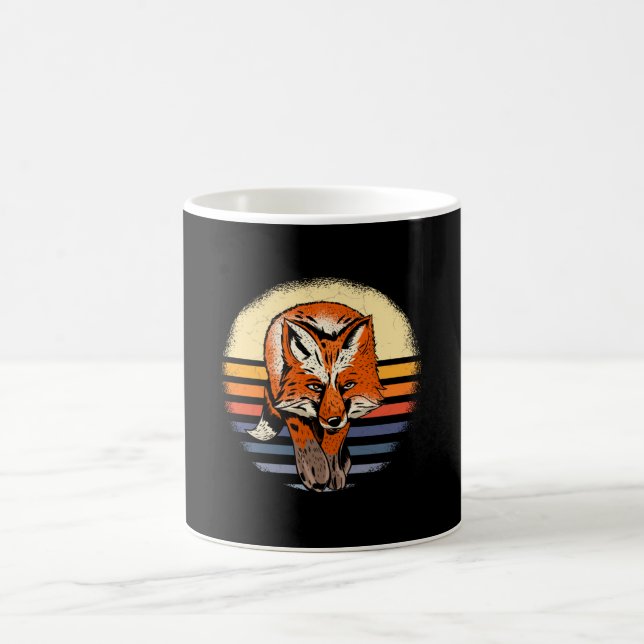 Fox Retro Vintag Kaffeetasse (Mittel)