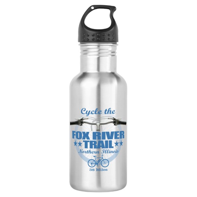 Fox River Trail (H2) Edelstahlflasche (Vorderseite)
