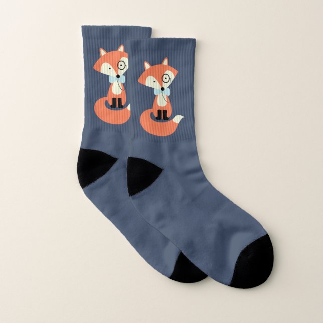 Fox rouge de hippie de monocle (Paire)