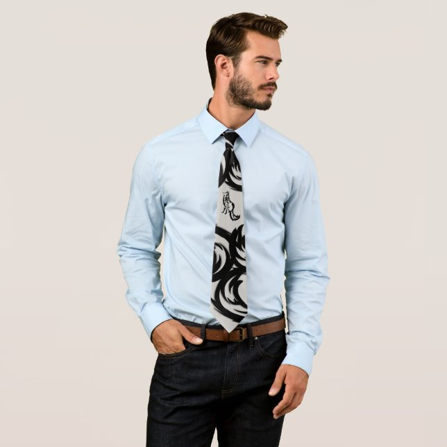 Fox Schwanz Gray Neckwear Krawatte (Beispiel)