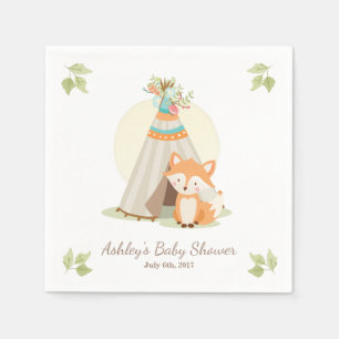 Fox-ServiettenwaldlandBabypartyteepekriegsgefangen Serviette