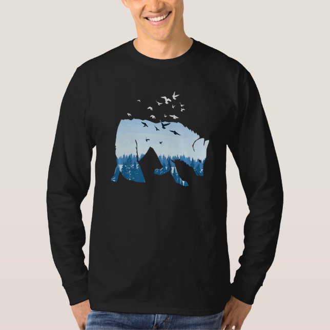 Fox silhouette fox hunting hunter hunting natur au T-Shirt (Vorderseite)
