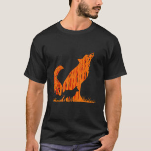Fox-Silhouette-Fuchs-Waldjäger 1 T-Shirt
