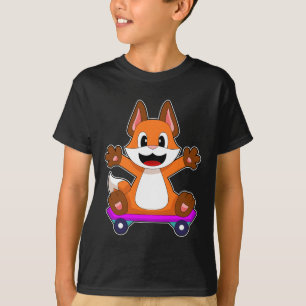 Fox Skater Skateboard T-Shirt