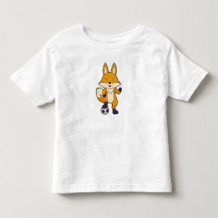 Fox Soccer Player Soccer Kleinkind T-shirt