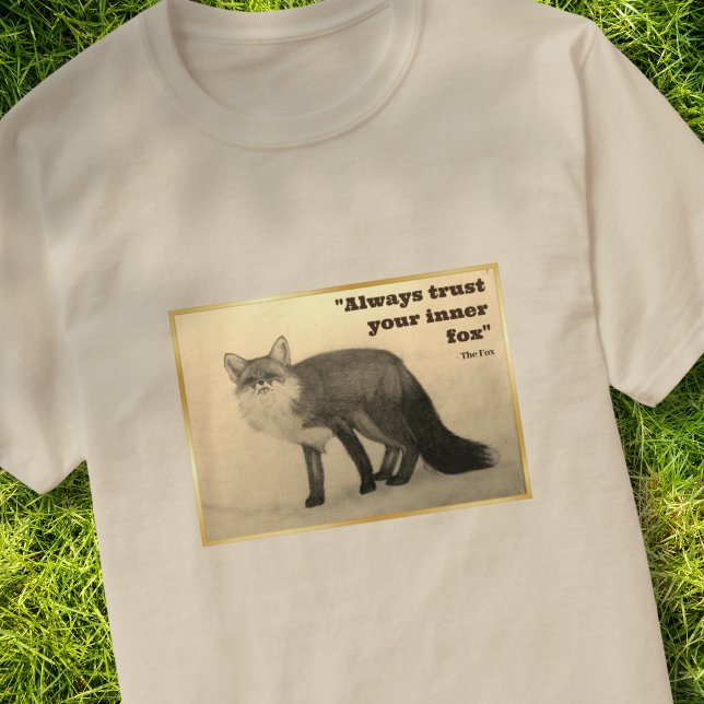 Fox Spirit Animal Original Art T-Shirt (Von Creator hochgeladen)