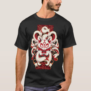 Fox Spirit - Japanischer Neine Tegelfox T-Shirt
