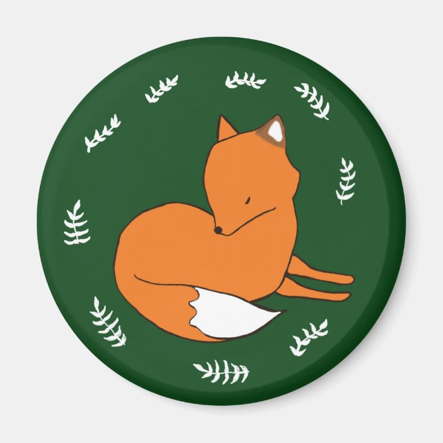 Fox Standard, 5,7 cm, rundes Magnet (Vorne)